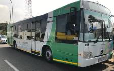 A new Ekhuruleni BRT bus being launched in Kempton Park. Picture: Kgothatso Mogale/EWN