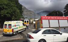 Traffic was backed up in Hout Bay and access to Imizamo Yethu restricted after a fire caused severe damage at the settlement. Picture: Natalie Malgas/EWN.