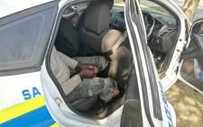 A police tipoff led to the arrest of two suspects following a foiled cash in transit heist on Wednesday,  23 September 2020. Five other suspects were killed in a shootout with the police at a house in Dawn Park in Boksburg. Picture: Twitter/@SAPoliceService
