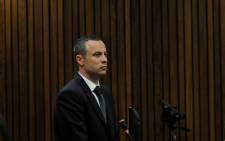 Oscar Pistorius arriving at the High Court in Pretoria ahead of his sentencing on 13 October 2014. Picture: EWN.