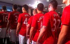 Manchester United players get ready to take on Amazulu at the Moses Mabhida stadium on 18 July 2012. Picture: Alexia Grigoratos via Twitter