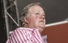 Investigative journalist Jacques Pauw at the official presentation of his latest book 'The President's Keepers' in Johannesburg on 8 November 2017. Picture: AFP
