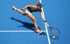 Angelique Kerber in action at the 2018 Australian Open. Picture: @AustralianOpen/Twitter