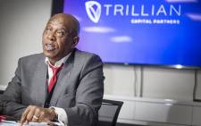 FILE: Non-executive Chairman of Trillian Capital Partners, Tokyo Sexwale addressed the media at the company's offices in Johannesburg on 25 May 2017. Picture: Reinart Toerien/EWN