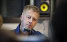 Media personality Gareth Cliff looks on during a press conference in Johannesburg on 30 January 2016 after the courts ruled that he be reinstated as a judge on tv show 'Idols'. Picture: Reinart Toerien/EWN