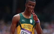 Anaso Jobodwana has won gold in the men's 100 metre event at the World University Games. PICTURE: IAAF
