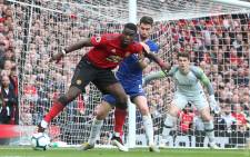 Manchester United's Paul Pogba (foreground) in action again his Chelsea opponent during their English Premier League at Old Trafford in Manchester on 11 August 2019. Picture: @ManUtd/Twitter