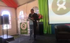 Former President Kgalema Motlanthe at the launch of Oxfam in Johannesburg at Constitution Hill. Picture: Thando Kubheka/EWN