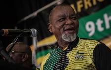 Gwede Mantashe addresses the ANC's Eastern Cape conference on 7 May 2022.