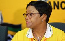 Minister of Water Affairs and Sanitation Nomvula Mokonyane speaking in her capacity as the ANC's campaign head at the party's National General Council on 11 October 2015. Picture: EWN