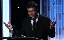 FILE: Antonio Banderas appears on stage at the 23rd Annual Hollywood Film Awards show at The Beverly Hilton Hotel on 3 November 2019 in Beverly Hills, California. Picture: AFP