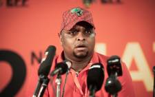 The EFF's Floyd Shivambu. Picture: Sethembiso Zulu/Eyewitness News.