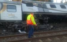 A train crash in Elandsfontein. Picture: Twitter/@EWNTraffic