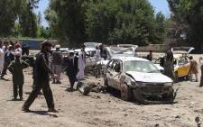 FILE: A Taliban car bomber killed 14 people in Afghanistan's Khost city on 27 May in the first major attack at the start of the holy month of Ramadan that targeted a CIA-funded militia group. Picture: AFP.
