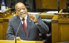 FILE: President Jacob Zuma in Parliament. Picture: Thomas Holder/EWN. 