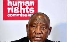 President Cyril Ramaphosa at the July Unrest Inquiry on Friday, 1 April 2022. Picture: Supplied