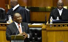 President Cyril Ramaphosa delivering the State of the Nation Address on 13 February 2020. Picture: GCIS 