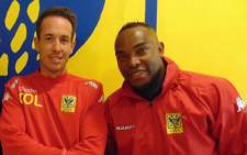 Benni McCarthy was unveiled alongside the Belgium clubs new head coach Chris OLoughlin on 8 September 2015. Picture: @bennimccarthy17