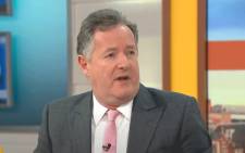 Piers Morgan on 9 March 2021. Picture: YouTube screenshot/Good Morning Britain.