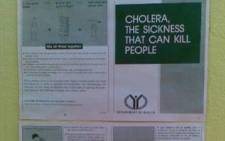 FILE: Clinics have been swamped with patients complaining about diarrhoea and cholera-like symptoms. Picture: EWN