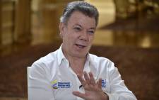 FILE: Colombia's President Juan Manuel Santos. Picture: AFP. 