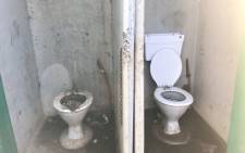 Toilets in Phumlani village. Picture: Monique Mortlock/EWN