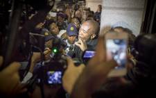 After walking out of Parliament, DA Parliamentary Leader Mmusi Maimane issued statements to the media condemning the speaker's actions as unconstitutional. Picture: Thomas Holder/EWN