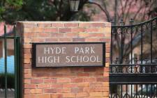 Hyde Park High School. Picture: Vumani Mkhize/EWN