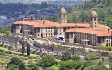 Overhead view of the Union Buildings while former president Nelson Mandela was laying-in-state on 12 December 2013. Picture: GCIS.