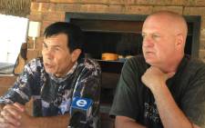 Marian Tupy (R) and his lawyer Derek Weiner addressed media on 2 June 2012, in Randburg Johannesburg. Picture: Jacob Moshokoa/EWN