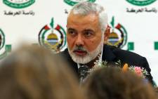 Hamas leader in Gaza Ismail Haniya speaks during a meeting with Foreign press correspondents, in Gaza City on 20 June 2019 Hamas leader Ismail Haniya said his movement rejected an upcoming US-sponsored Mideast economic conference as Arab "normalisation" with Israel, calling on Bahrain to rethink their role as hosts. Picture: AFP