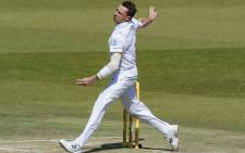 FILE: Proteas bowler Dale Steyn lets rip with a quick delivery. Picture: AFP