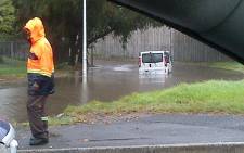 Heavy rains caused flooding in several Cape Town neighbourhoods. Picture: iWitness/@ek_capetown