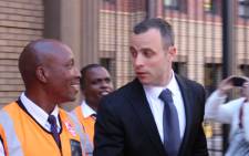 FILE: Oscar Pistorius leaves the High Court in Pretoria after his murder trial on 12 May 2014. Picture: Christa Eybers/EWN.