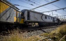 Two trains collided near the Elandsfontein station in Johannesburg on Thursday morning leaving one person dead and over 100 injured. Picture: Reinart Toerien/EWN.