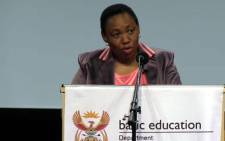 Department of Basic Education Minister Angie Motshekga will announce the 2013 national matric pass rate on Monday. Picture: Christa van der Walt/EWN.