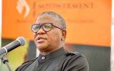 Transport Minister Fikile Mbalula launched the COVID-19 taxi relief fund on Tuesday, 11 January 2022. Picture: Department of Transport.
