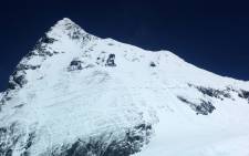 A view of South Col near the summit of Mount Everest. Picture: AFP
