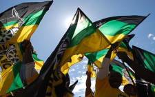 FILE: ANC supporters wave party flags. Picture: EWN.
