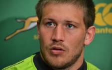 Springbok utility back Frans Steyn during a press conference in Cape Town on 15 August 2012. Picture: Aletta Gardner/EWN.