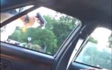 A screengrab from the video filmed after Philando Castile was shot by a police officer who pulled him over for a broken tail light.