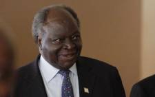 Outgoing Kenyan President Mwai Kibaki has called for peace at voting polls. Picture: Supplied