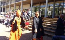 Dr Mamphela Ramphele (left), former first lady Graca Machel (centre), and UCT's vice-chancellor Professor Mamokgethi Phakeng attend the institution’s special Women’s Day event. Picture: Twitter/@UCT_news.