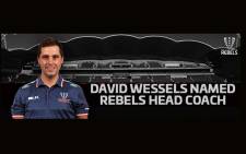 Melbourne Rebels head coach Dave Wessels. Picture: melbournerebels.com
