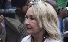 June Steenkamp arrives at the High Court in Pretoria ahead of judgment of Oscar Pistorius on 12 September 2014. Picture: Christa Eybers/E