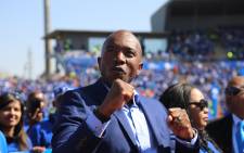 Democratic Alliance leader Mmusi Maimane at the party's closing elections rally at the Dobsonville Stadium on 30 July 2016. Picture: Christa Eybers/EWN.