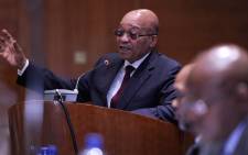 President Jacob Zuma during the debate on President Jacob Zuma's Annual Address to the National House of Traditional Leaders held at Tshwane Council Chambers in Pretoria on 7 April 2016. Picture: GCIS.