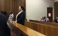 Vicki Momberg is sentenced in the Randburg Magistrates Court on 28 March 2018 for her racist rant. Picture: Hitekani Magwedze/EWN