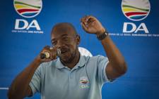 FILE: Democratic Alliance (DA) leader Mmusi Maimane says his party is concerned about the integrity of the elections. He was addressing DA supporters in Durban ahead of election day on 8 May. Picture: Sethembiso Zulu/EWN