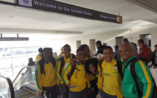 Banyana Banyana land in Washington DC en route to Chicago ahead of match against the US. Picture: Twitter: @Banyana_Banyana